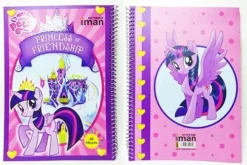 دفتر مشق 40 برگ تک خط جلد کارتونی طرح pony