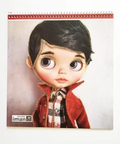 دفتر نقاشی 30 برگ فانتزی طرح عروسکی از برند ایمان