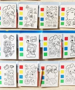 رنگ آمیزی آبرنگی دوتایی