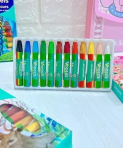 مدادشمعی 12 رنگ vneeds