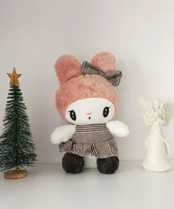 عروسک ملودی لباس چهارخونه