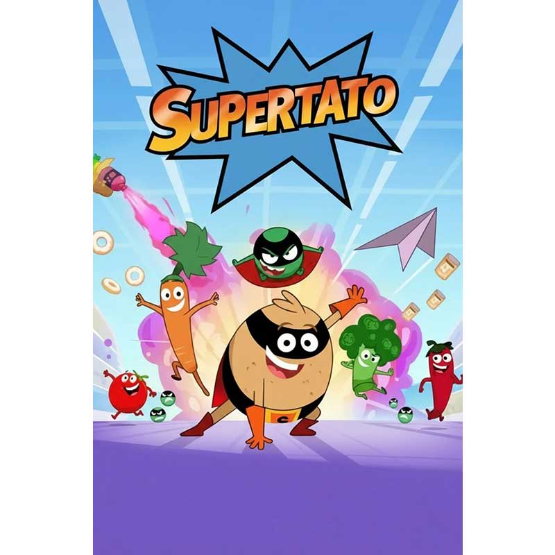 کارتون سیب زمینی ابرقهرمان | Supertato