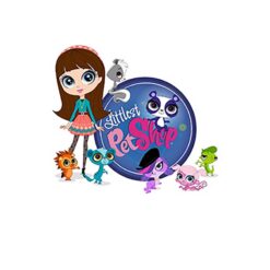 کارتون فروشگاه لوازم حیوانات خانگی Littlest Pet Shop